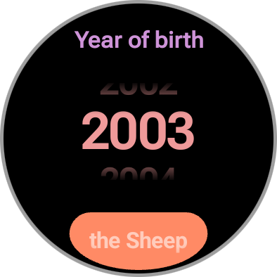 set your birth year page